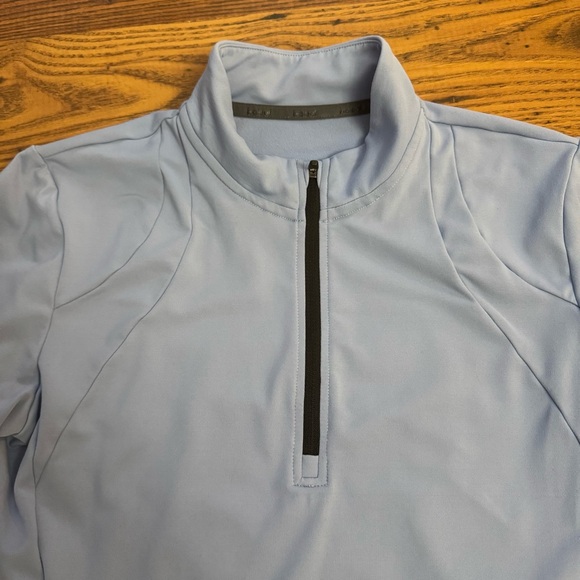 Baeleaf Light Blue Quarter-Zip Pullover - Picture 2 of 5